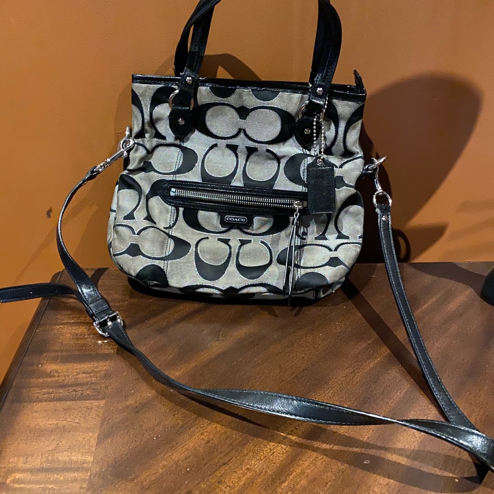 Signature Coach bag Cloth and Leather